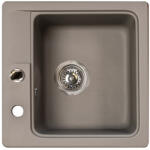 Marmorin Isao szögletes gránit mosogató - Taupe gray (470103026) (470103026)