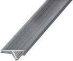 Salag Alumínium T élvédő profil 13 mm/2, 50 m natúr alumínium (A07160)