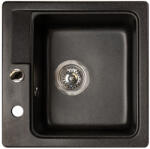 Marmorin Isao szögletes gránit mosogató - Fekete színben (470103002) (470103002)