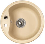Marmorin Isao kerek gránit mosogató - Safari színben (250803001) (250803001)