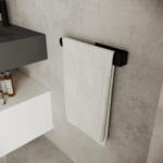 Savinidue törölközőtartó 370x48x36 fekete (2641) (2641)