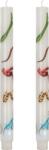 Seletti Lumânări Toiletpaper Snakes, 27 cm, albe, 2 buc (14089S)