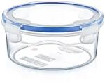 Hobby Life Kerek, BPA-mentes műanyag ételtartó doboz 1 l légmentes fedéllel (4088)