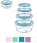 Hobby Life 4 darabos kerek ételtároló doboz készlet 0, 3-1, 75 l (2697)