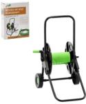 Garden Line Kerti locsolótömlő kocsi, acél vázzal, 50 m, UV-álló (637)