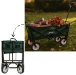 Garden Line Zöld összecsukható kerti szállítókocsi 116×54×90 cm, 70 kg teherbírás (1265)