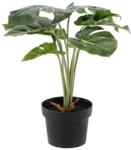  Műnövény zöld lombbal, 42 cm magas, otthoni dekoráció (3874)