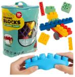  Puha TPR érzékszervi építőkocka készlet gyerekeknek, 80 db, hordtáskával (00026575)