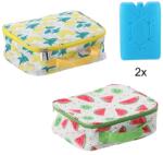 Garden Line Hűtőtáska 24×9×20 cm, 4 l, 600D Oxford, PEVA, 2 hűtőbetéttel (434)