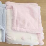 Gamberritos takaró polár termo 80x110cm pöttyös mintás rózsaszín 10913 (10913-69671168)