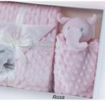 Gamberritos takaró - wellsoft 80x110cm - szundikendővel rózsaszín 10763 (10763-69859231)