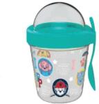  Mancs Őrjárat Heads pohár snack tartó fedéllel és kanállal 350 ml (NVT840470)