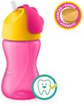 Philips itatópohár rugalmas szívószállal 300ml 12hó lányos (SCF798/02 - 2016823-69794251)