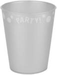 Silver, Ezüst micro prémium műanyag pohár 250 ml (PNN96485) - nalubababolt