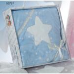 Gamberritos takaró plüss 80x110cm csillagos kék 10721 (10721-69858751)