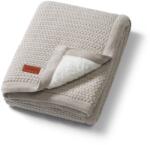 BabyOno takaró pamut/sherpa kötött 75x100cm szürke 1658 (1658-69840694)