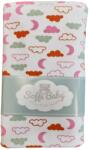 Soffi Baby Baby takaró pamut dupla rózsaszín felhők 75x100cm (PATURA SOFFI BUMBAC 75*100 NOR-69382475)