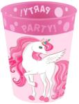  Unikornis Rainbow Colors micro prémium műanyag pohár szett 4 db-os 250 ml (PNN96763)