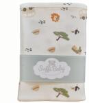 Soffi Baby Baby takaró pamut dupla safari zöld 80x100cm (PATURA SOFFI BUMBAC 75*100 SAF-69767907)