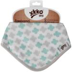  Xkko nyálkendő patentos bambusz menta mintás BMBBND041 (BMBBND041-41084835)