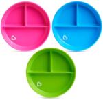  Munchkin tányér háromrekeszes tapadó aljú Stay Put 6hó (11213/1121302-68812740)