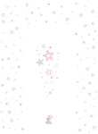  Color pelenkázó lap sík 70x50cm Rózsaszín csillag (S70 063717-69243517)