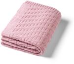 BabyOno takaró organikus pamut kötött 75x100cm rózsaszín 1647/01 (1647/01-69840184)