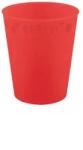  Piros Bright red micro prémium műanyag pohár 250 ml (PNN96691) - nalubababolt
