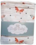 Soffi Baby Baby takaró muszlin dupla pillangós 70x90cm (PATURA SOFFI MUSELINA 70*90 MO-69736740)