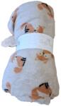 Soffi Baby Baby takaró plüss dupla bézs róka 75x100cm (PATURA SOFFI VULPE 75*100-69854770)