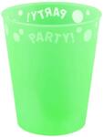  Green Fluorescent, Zöld micro prémium műanyag pohár 250 ml (PNN96049)