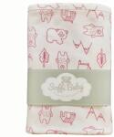 Soffi Baby Baby takaró pamut dupla macik pink 80x100cm (PATURA SOFFI BUMBAC 80*100 URS-69767908)