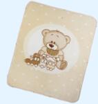 Gamberritos takaró plüss 80x90cm becipzározható bézs 11032 (11032-69858999)