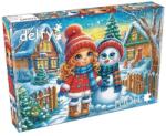 Delfy 1000 db-os puzzle - Frosty friends forever (DE-25010) (DE-25010)