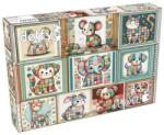 Delfy 1000 db-os puzzle - Patchwork animal parade (DE-25018) (DE-25018)