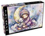 JaCaRou 1000 db-os puzzle - Teddy and stars (JP-TEDD1000) (JP-TEDD1000)