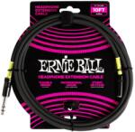 Ernie Ball Headphone Extension Cable 1/4 to 3.5mm 10' Black