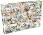 Delfy 1000 db-os puzzle - Country bliss letters (DE-24025) (DE-24025)