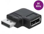 Delock DisplayPort 1.4 adapter csatlakozó aljzathoz 90 -kal balra dőlve 8K 60 Hz (DL66296) (DL66296)