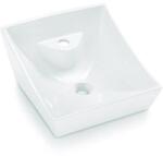Bathco 4002 - SORIA ráültetett mosdó 40x41 cm porcelán/fehér 4002 (BO0027)