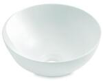 Bathco 4914 - DAKAR ráültethető mosdó Ø 30 cm porcelán/fehér 4914 (BO0046)
