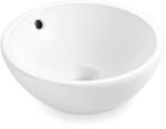 Bathco 4015 - Ráültethető mosdó CASTELLON átm. 35 cm, porcelán/fehér 4015 (BO0030)