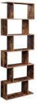 VASAGLE Bibliotecă rustică VASAGLE, 6 rafturi, maro, 190, 5 cm (LBC61BX) Raft