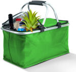 Family Thermo összecsukható bevásárlókosár - hőtartó, prémium nagy méretű, 49×28×25 cm - zöld (11549B)