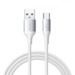 JOYROOM Cablu Date si Incarcare USB-A - USB-C Joyroom S-A28 Flash, 18W, 1m, Alb - gsmnet