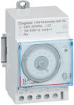 Legrand MicroRex T31 napi programkapcsoló autómatikus téli/nyári időszámítás átállás, vízszintes előlappal - 412823 (412823)