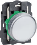 Schneider Electric Harmony XB5 - XB5AVG1 - komplett műanyag LED jelzőlámpa, Ø22, 120VAC, fehér (XB5AVG1)