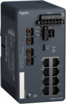 Schneider Electric ConneXium - Ethernet - MCSESM103F2CS0H - Modicon switch, TCP/IP, menedzselhető, 8TX/2FX, monomódusú, Harsh (MCSESM103F2CS0H)