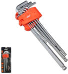 Stilo Imbuszkulcs készlet hosszúszárú 9 részes, gömbfejű, Stilo STI1802 (STI1802)