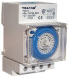 Tracon sorolható kapcsolóóra, napi, elektromechanikus 230V, 16(4) A TKO-N (TKO-N)